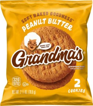 Grandma's Soft Baked Peanut Butter Cookies 2 pack 12ct
